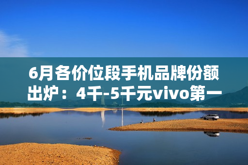 6月各价位段手机品牌份额出炉：4千-5千元vivo第一