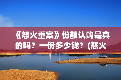 《怒火重案》份额认购是真的吗？一份多少钱？(怒火重案口碑炸裂)