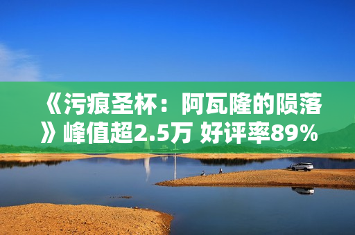 《污痕圣杯：阿瓦隆的陨落》峰值超2.5万 好评率89%