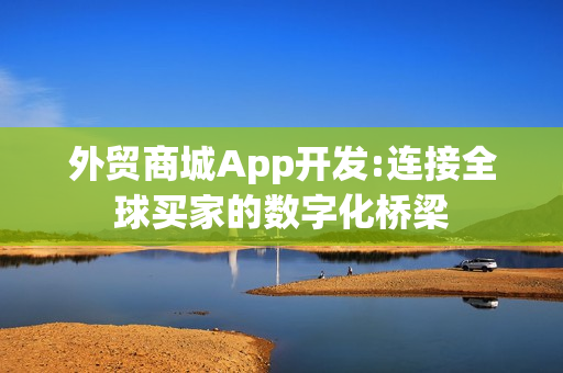 外贸商城App开发:连接全球买家的数字化桥梁