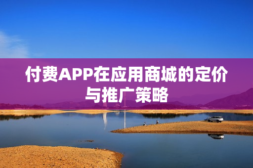 付费APP在应用商城的定价与推广策略