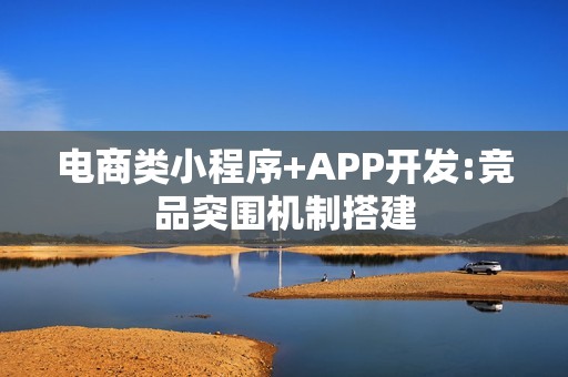 电商类小程序+APP开发:竞品突围机制搭建