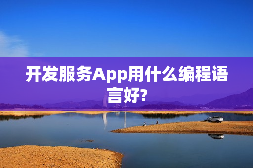 开发服务App用什么编程语言好?