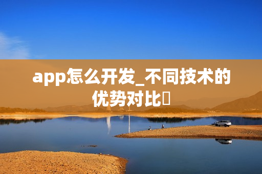 app怎么开发_不同技术的优势对比‌