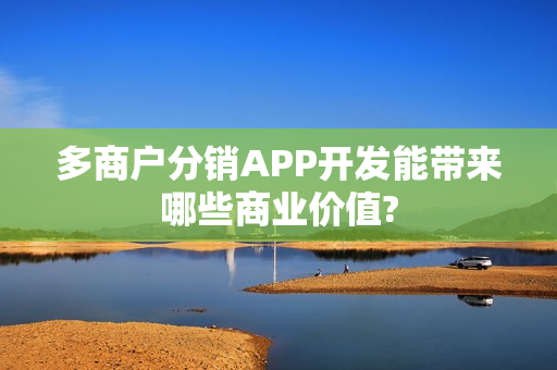 多商户分销APP开发能带来哪些商业价值?