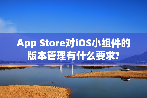 App Store对iOS小组件的版本管理有什么要求?