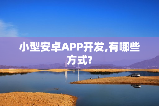 小型安卓APP开发,有哪些方式?