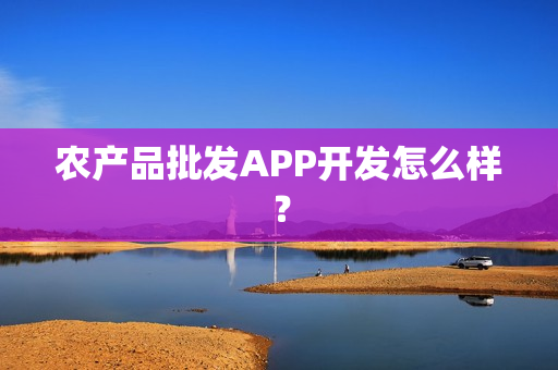 农产品批发APP开发怎么样？