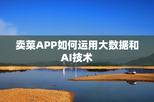卖菜APP如何运用大数据和AI技术