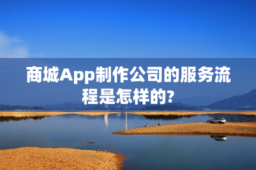商城App制作公司的服务流程是怎样的?