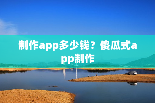 制作app多少钱？傻瓜式app制作