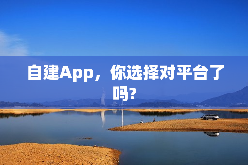 自建App，你选择对平台了吗?