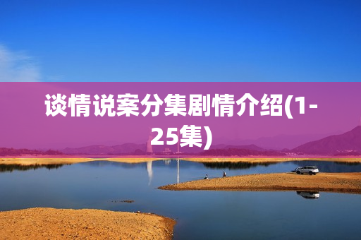 谈情说案分集剧情介绍(1-25集)