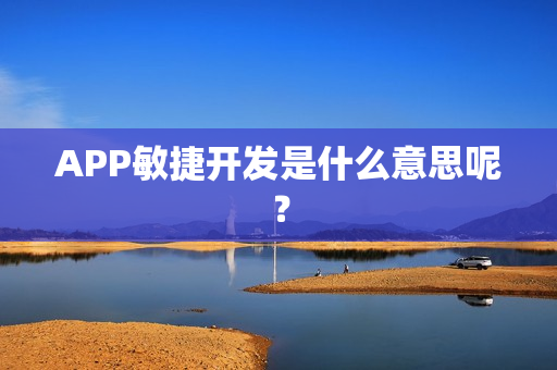 APP敏捷开发是什么意思呢？