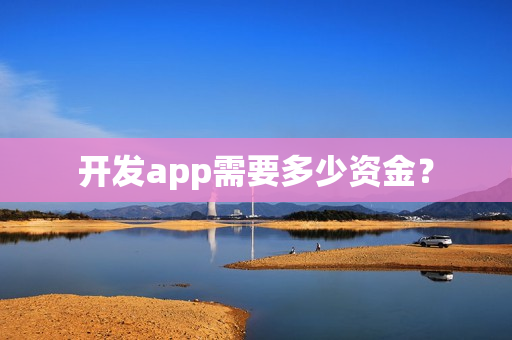 开发app需要多少资金？
