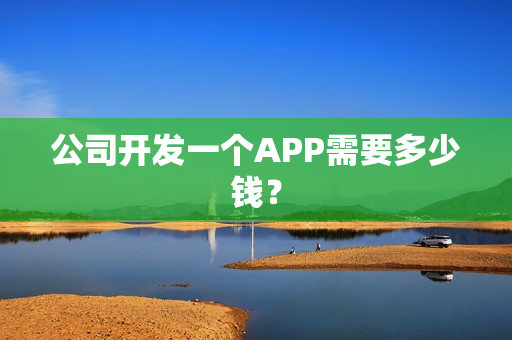 公司开发一个APP需要多少钱？