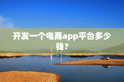 开发一个电商app平台多少钱？