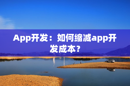 App开发：如何缩减app开发成本？