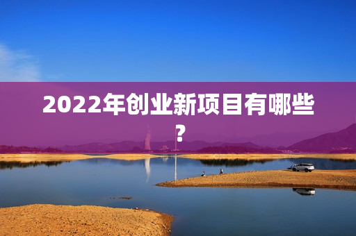 2022年创业新项目有哪些？