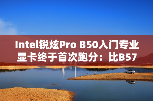 Intel锐炫Pro B50入门专业显卡终于首次跑分：比B570慢了约20%