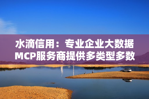 水滴信用：专业企业大数据MCP服务商提供多类型多数据维度企业信息MCP