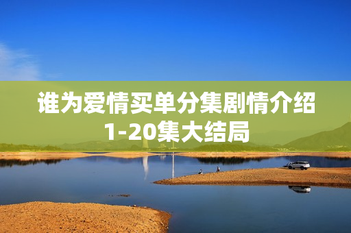 谁为爱情买单分集剧情介绍1-20集大结局