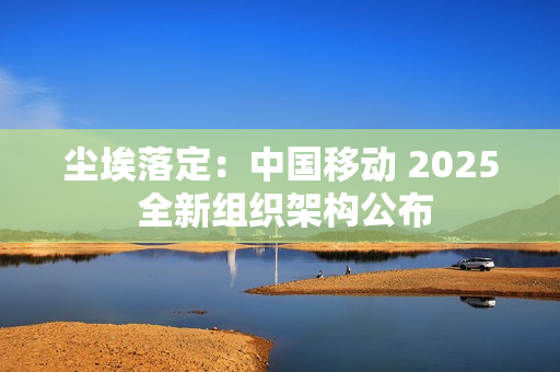 尘埃落定：中国移动 2025 全新组织架构公布