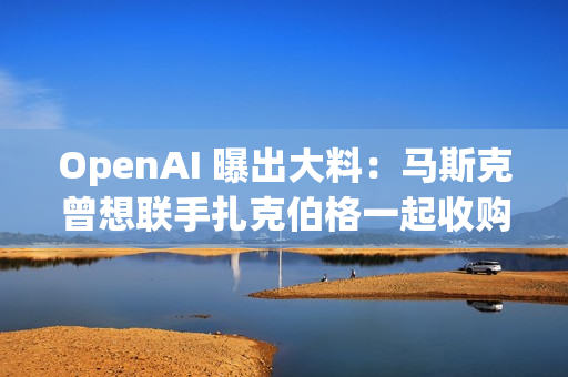 OpenAI 曝出大料：马斯克曾想联手扎克伯格一起收购公司