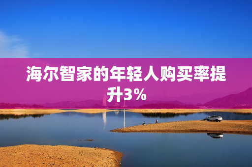 海尔智家的年轻人购买率提升3%