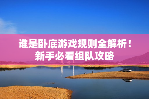 谁是卧底游戏规则全解析！新手必看组队攻略