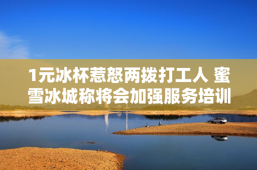 1元冰杯惹怒两拨打工人 蜜雪冰城称将会加强服务培训