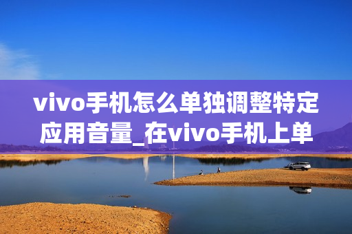 vivo手机怎么单独调整特定应用音量_在vivo手机上单独调节单个应用的音量设置