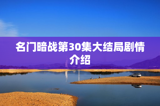 名门暗战第30集大结局剧情介绍