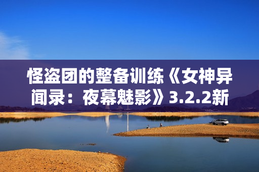 怪盗团的整备训练《女神异闻录：夜幕魅影》3.2.2新版本今日上线