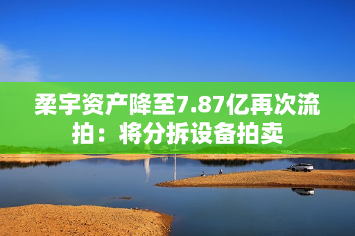 柔宇资产降至7.87亿再次流拍：将分拆设备拍卖