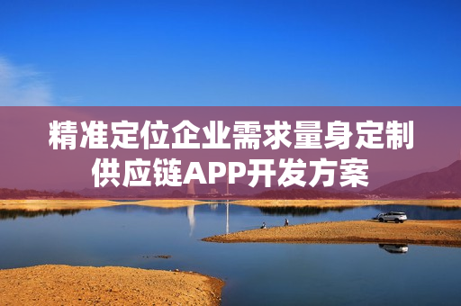精准定位企业需求量身定制供应链APP开发方案
