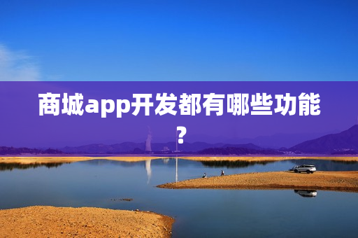 商城app开发都有哪些功能？