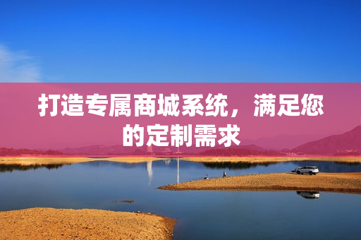 打造专属商城系统，满足您的定制需求