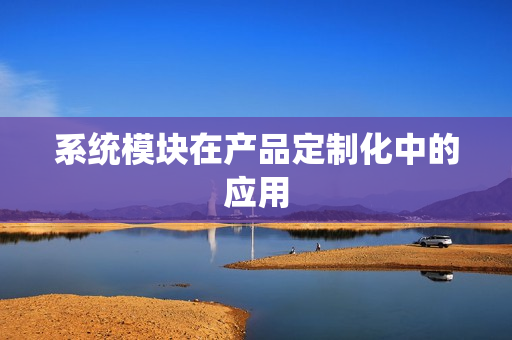 系统模块在产品定制化中的应用