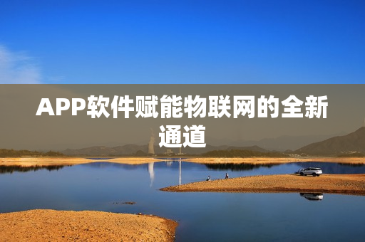 APP软件赋能物联网的全新通道