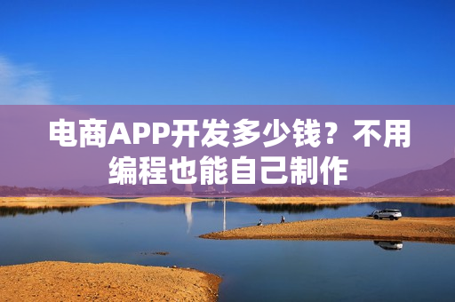 电商APP开发多少钱？不用编程也能自己制作