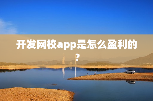 开发网校app是怎么盈利的？