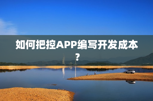 如何把控APP编写开发成本？