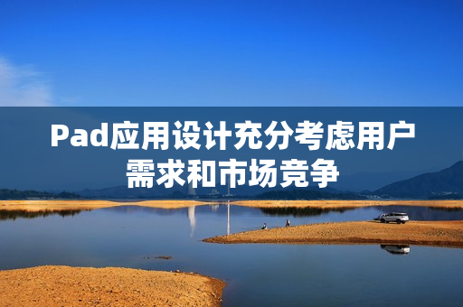 Pad应用设计充分考虑用户需求和市场竞争