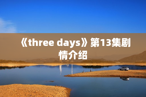 《three days》第13集剧情介绍