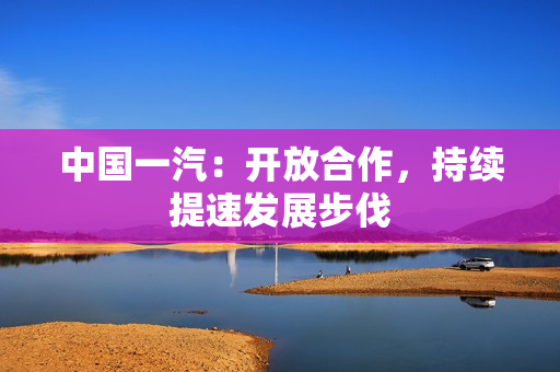 中国一汽:开放合作,持续提速发展步伐 中国一汽:开放合作,持续提速发展步伐