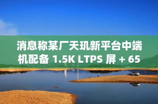 消息称某厂天玑新平台中端机配备 1.5K LTPS 屏 + 6500mAh± 电池，预计为小米 REDMI Turbo 4