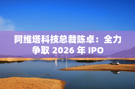 阿维塔科技总裁陈卓：全力争取 2026 年 IPO