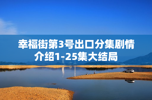 幸福街第3号出口分集剧情介绍1-25集大结局