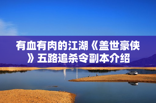 有血有肉的江湖《盖世豪侠》五路追杀令副本介绍